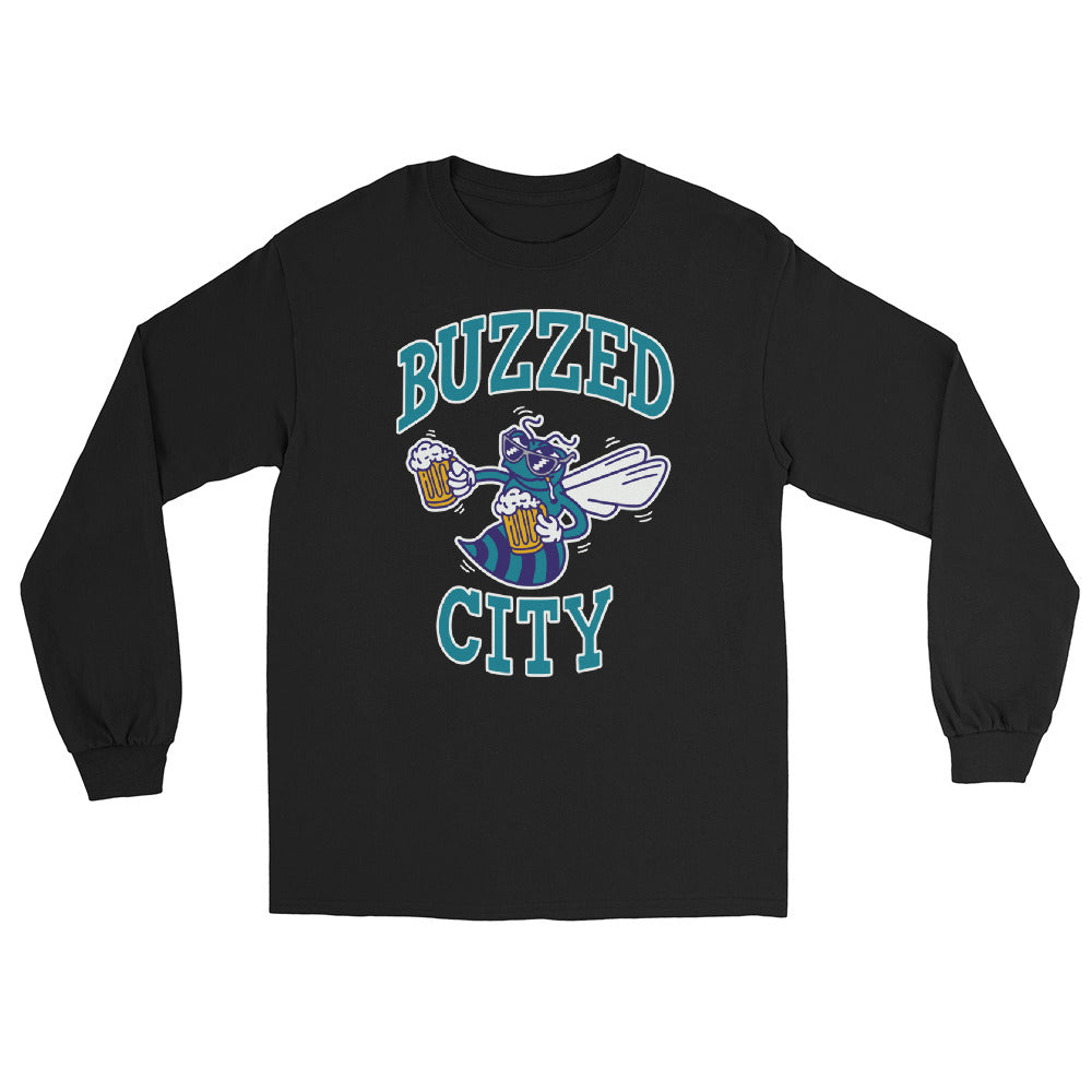 Buzzed City Teal LS