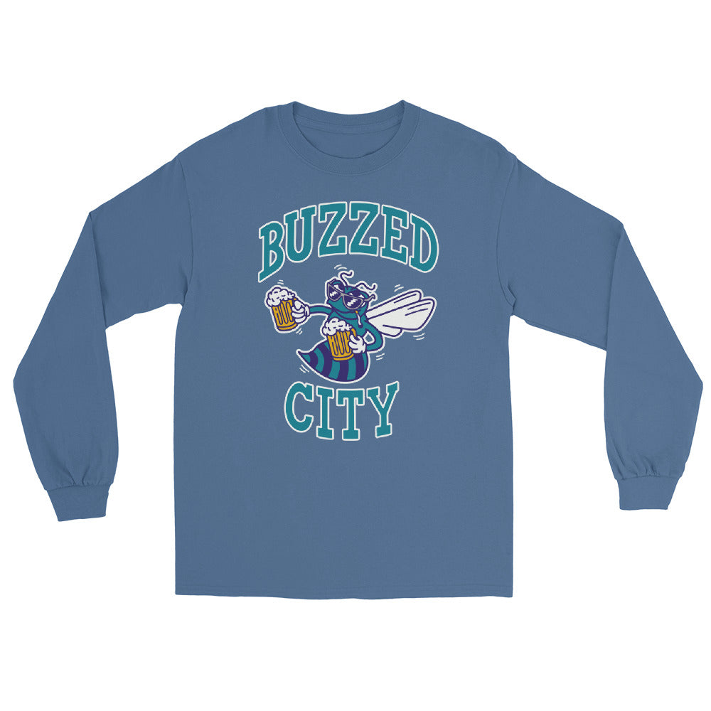 Buzzed City Teal LS