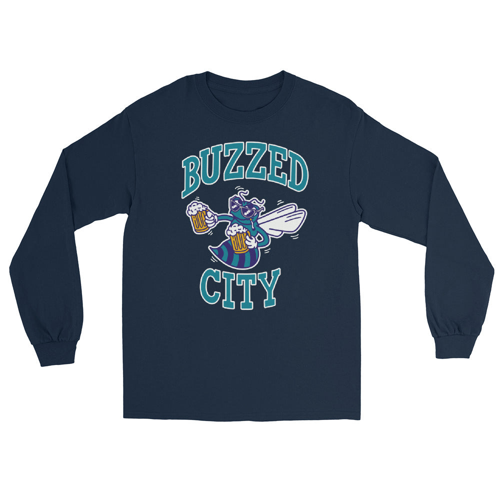 Buzzed City Teal LS