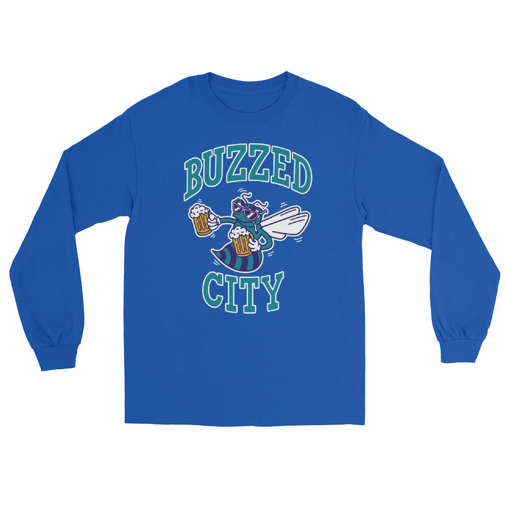 Buzzed City Teal LS