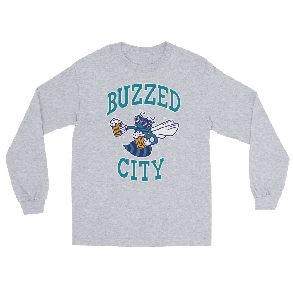Buzzed City Teal LS