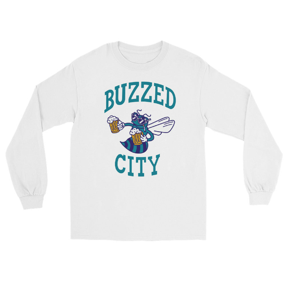Buzzed City Teal LS