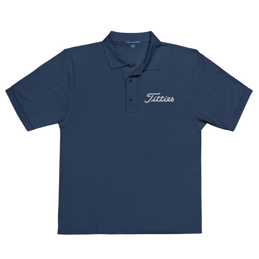 Titties Dark Polo