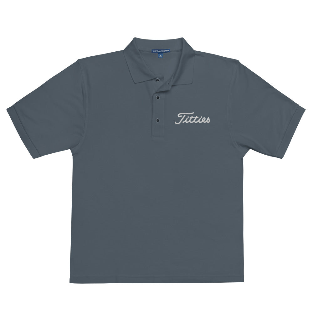 Titties Dark Polo