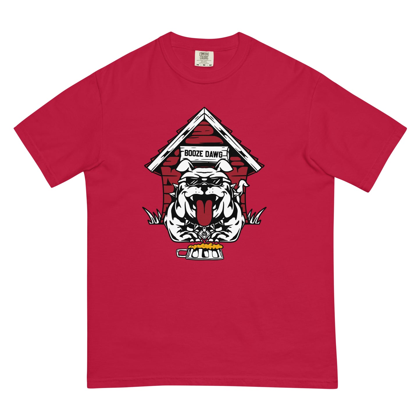 Booze Dawg II Front t-shirt