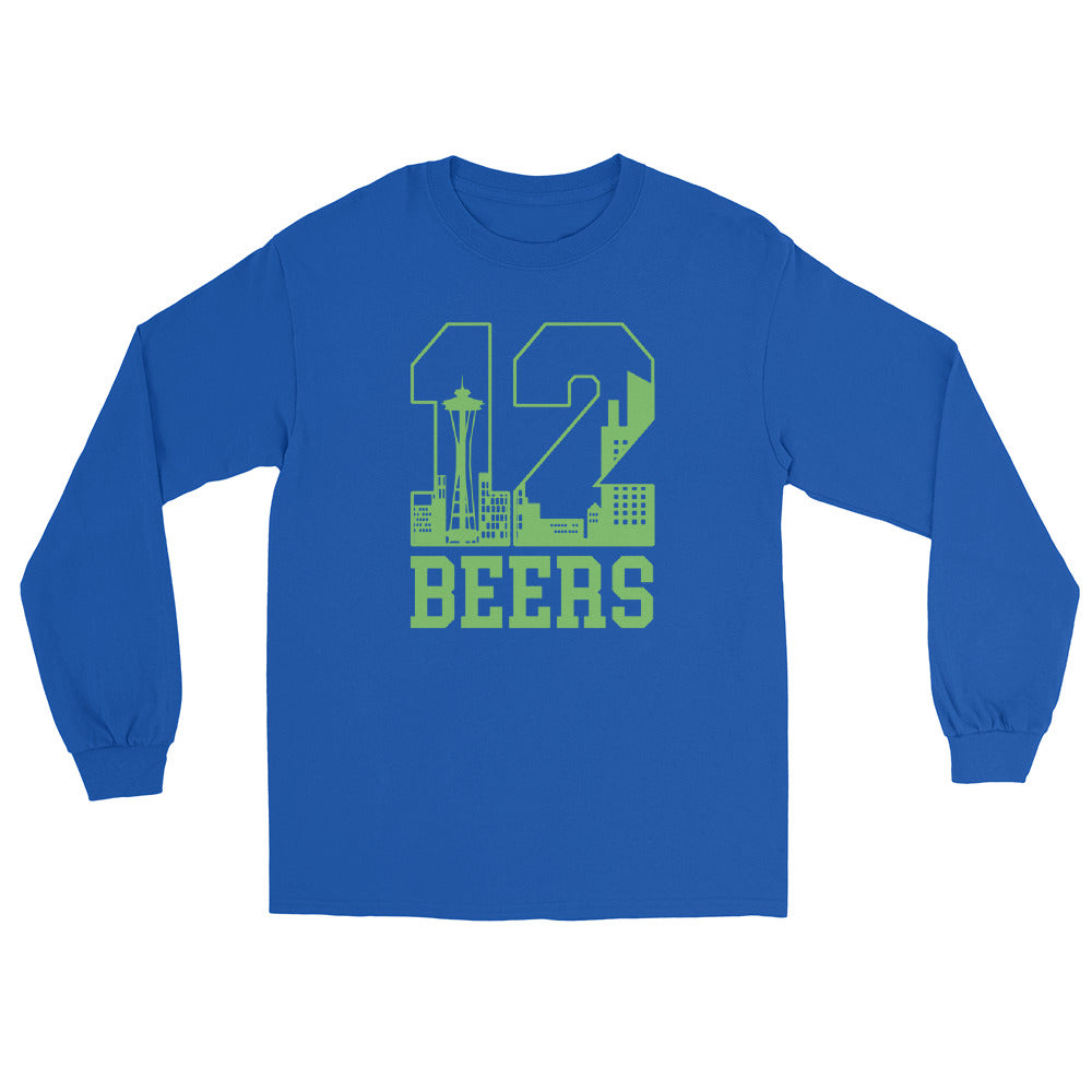 12 Beers Dark Long Sleeve Shirt